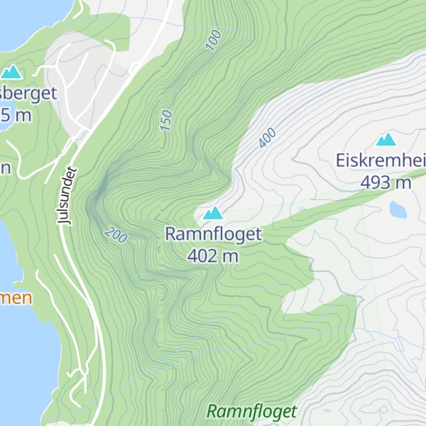 Map of Ramnfloget