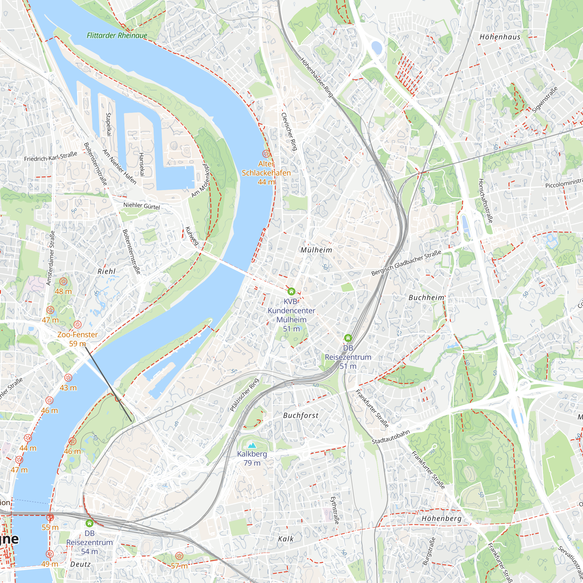 KVB-Kundencenter Mülheim map