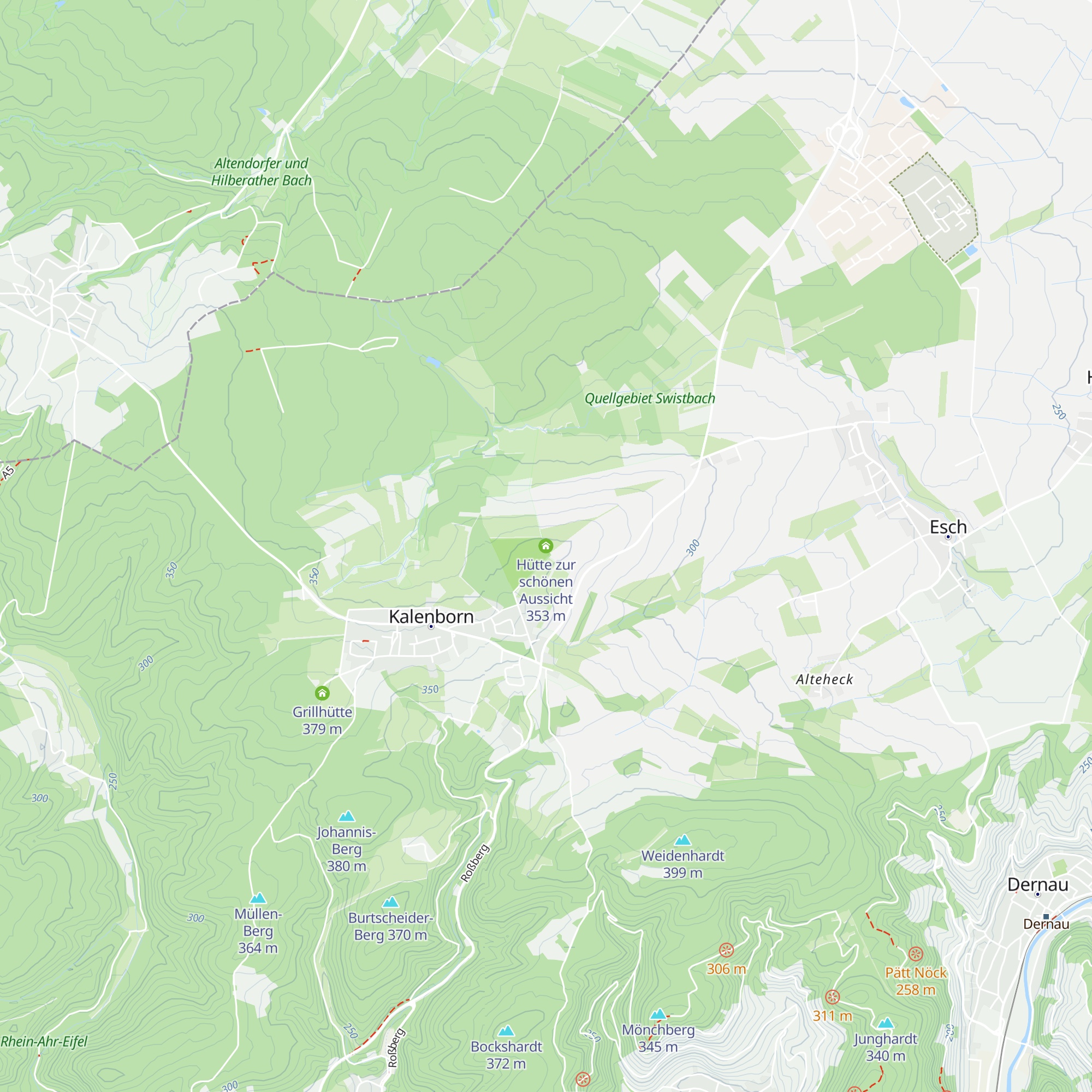Hütte zur schönen Aussicht map