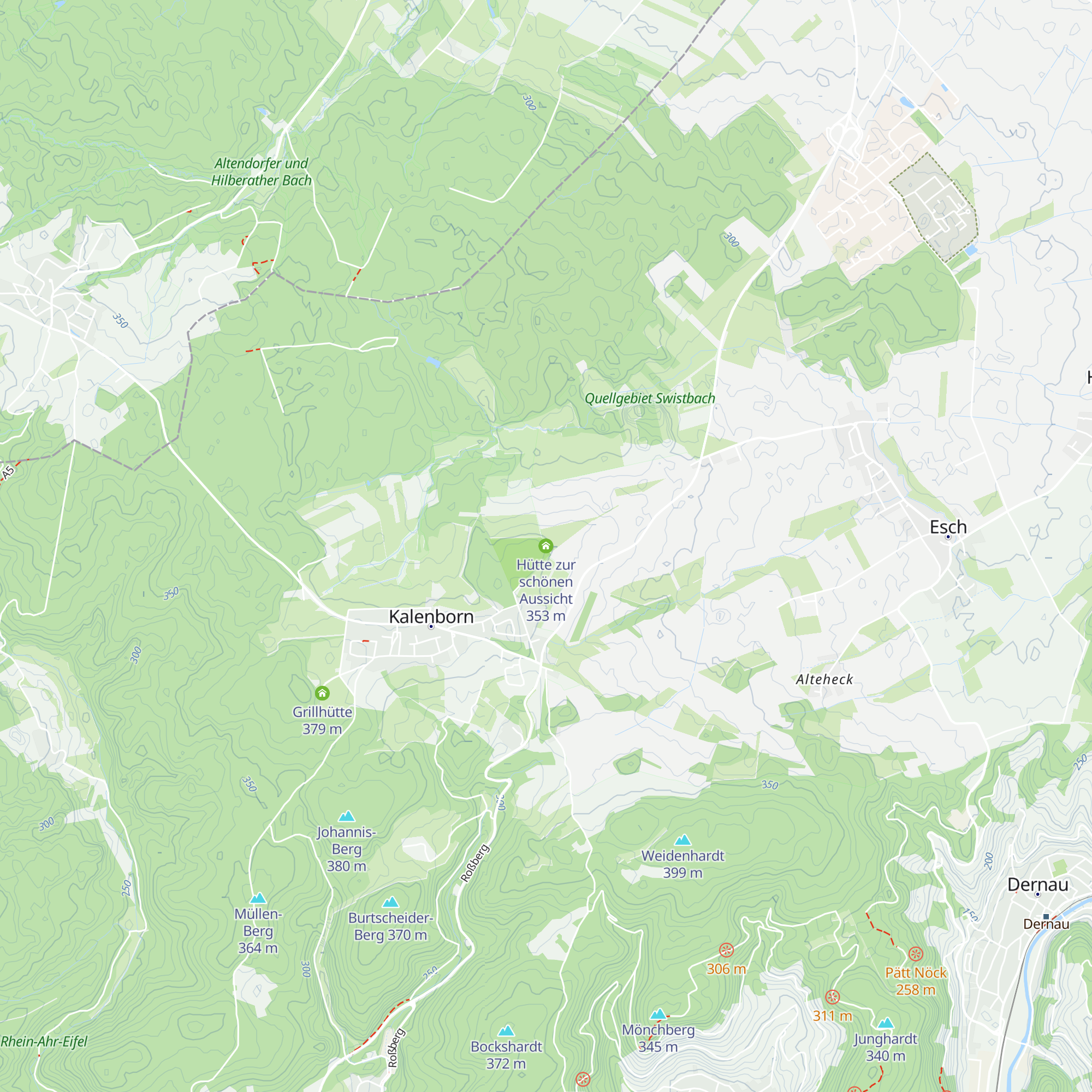 Hütte zur schönen Aussicht map