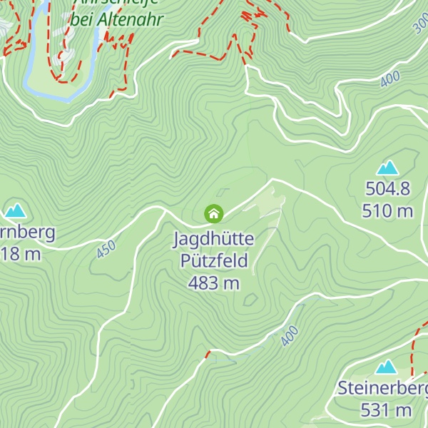 Map of Jagdhütte Pützfeld