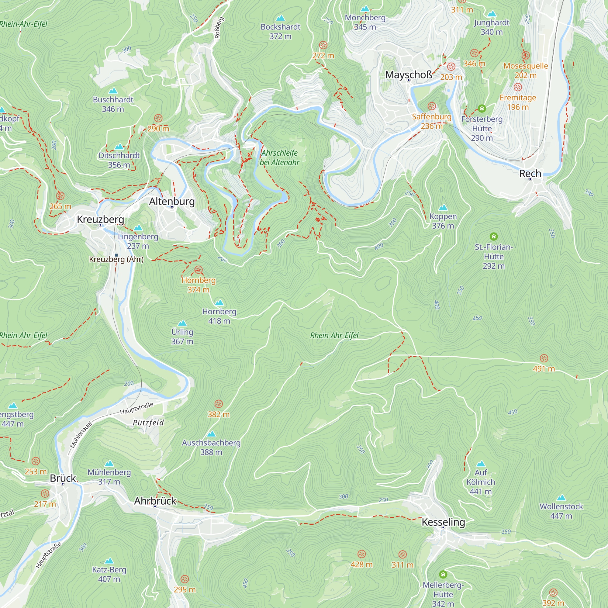 Jagdhütte Pützfeld map