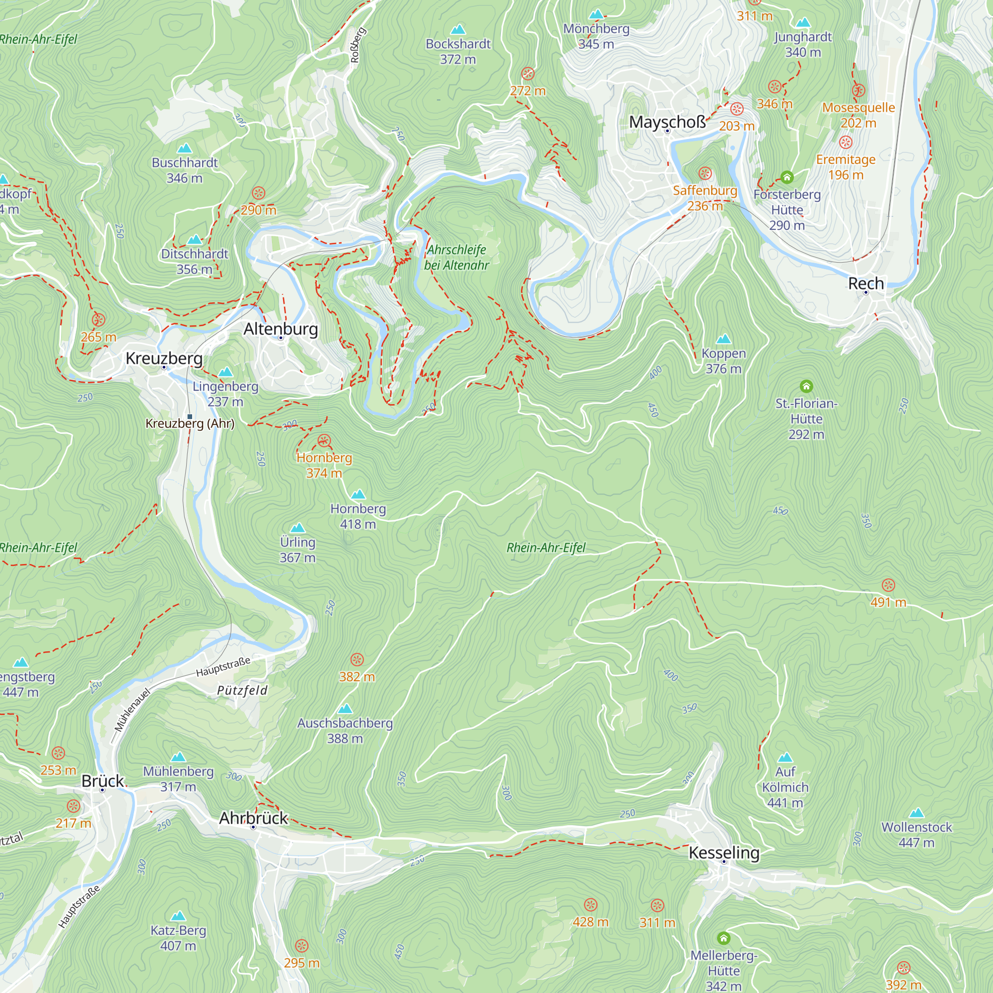 Jagdhütte Pützfeld map