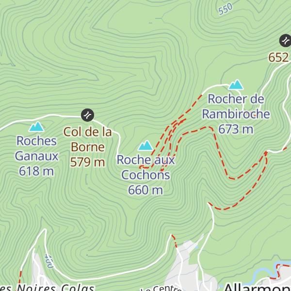 Map of Roche aux Cochons