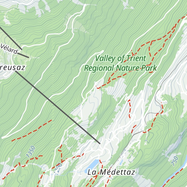 Map of Couvert de Planajeur