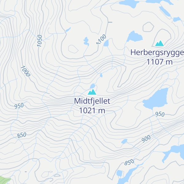 Map of Midtfjellet
