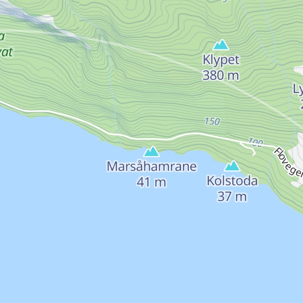 Map of Marsåhamrane