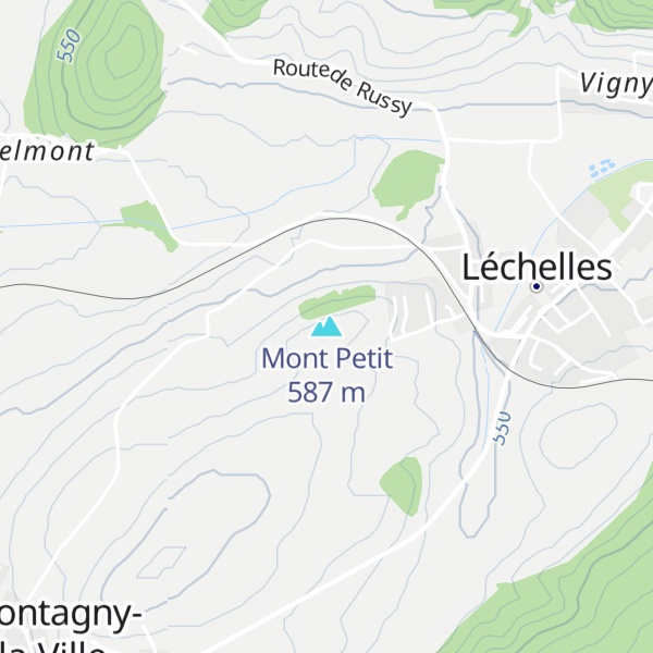 Map of Mont Petit