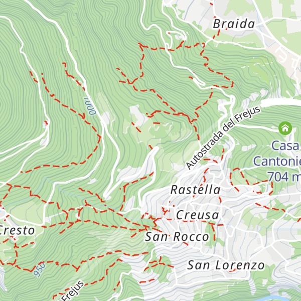 Map of Casa Cantoniera