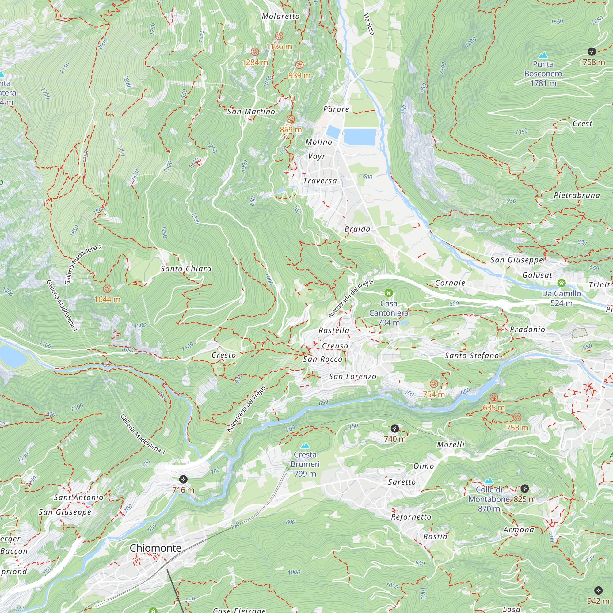 Casa Cantoniera map