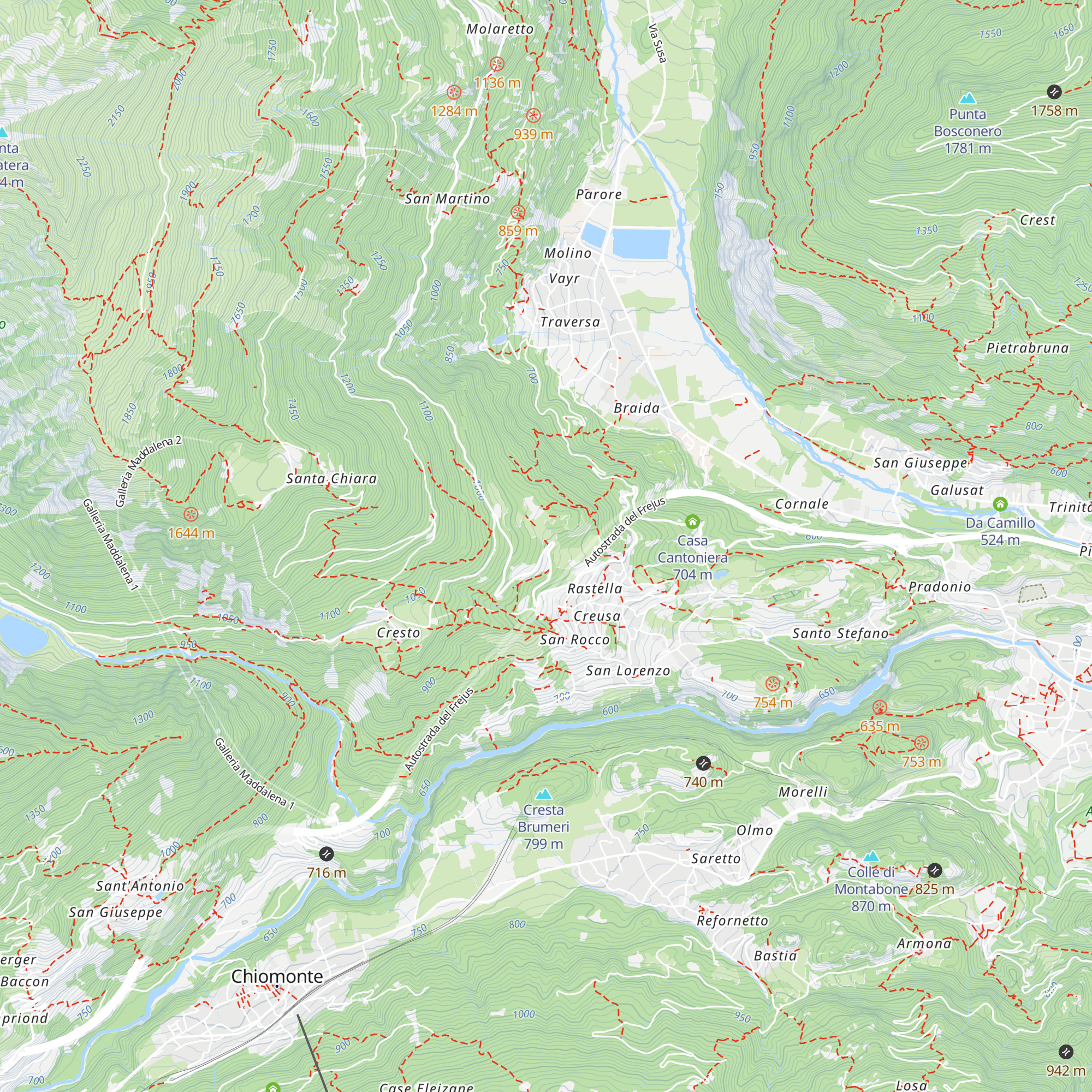 Casa Cantoniera map