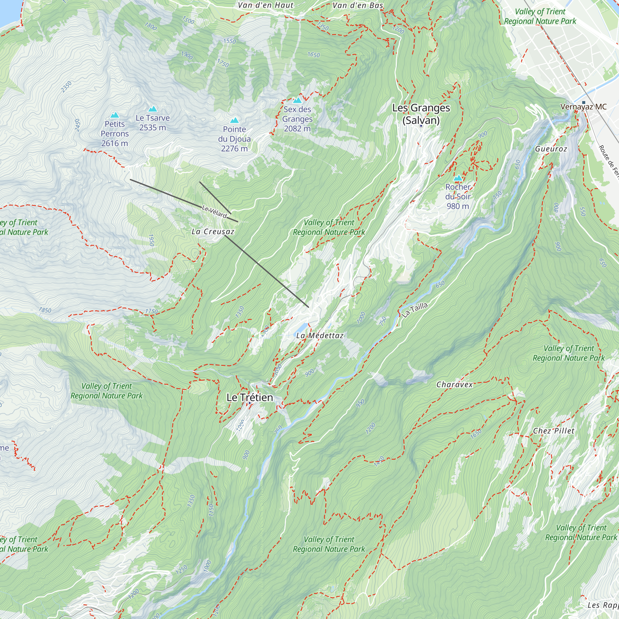 Au Clair de Lune map
