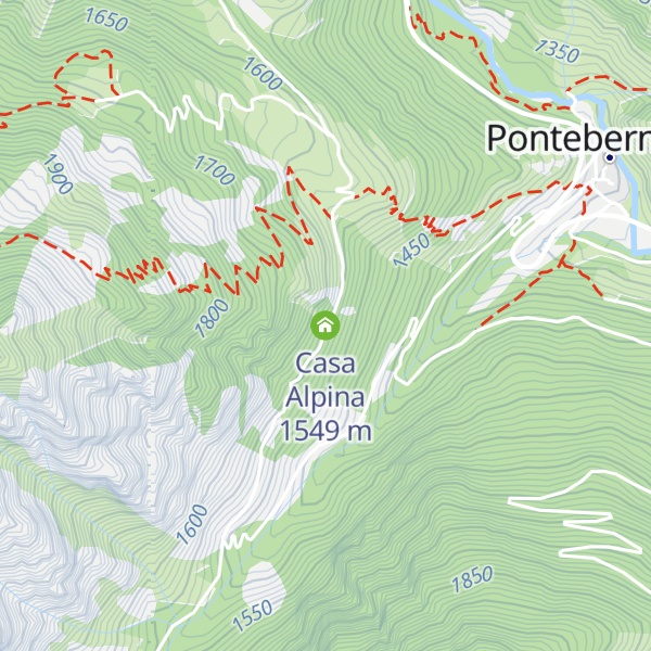 Map of Casa Alpina