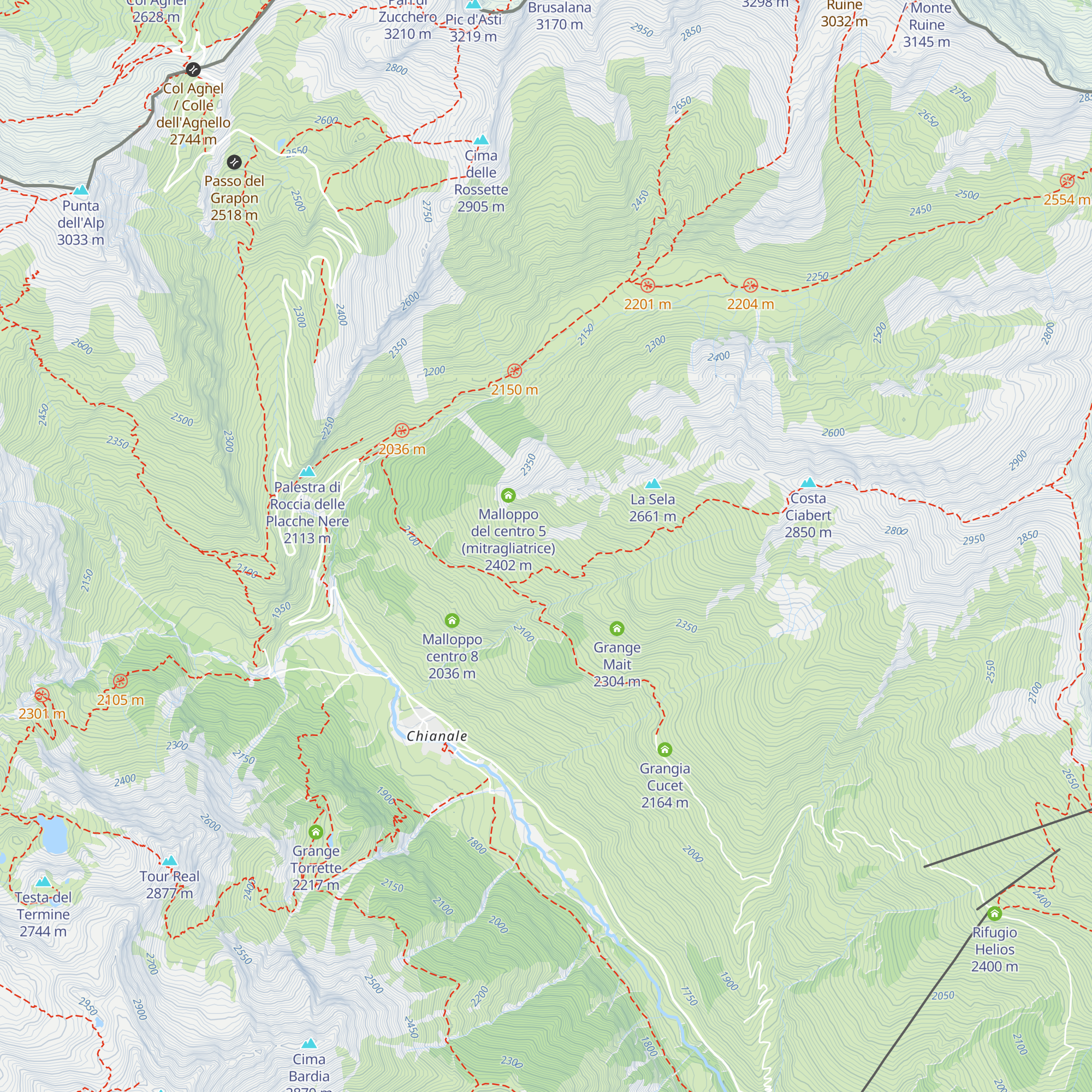 Ricovero Caserma H map