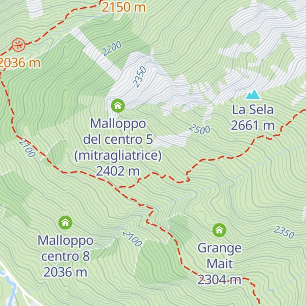 Map of Ricovero Caserma H
