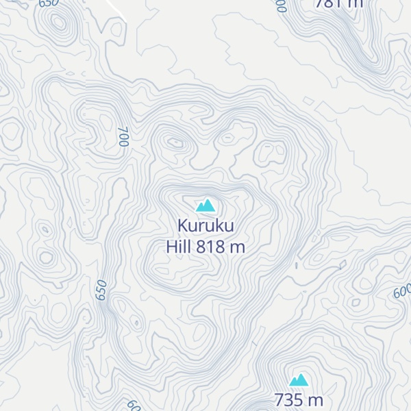 Map of Kuruku Hill
