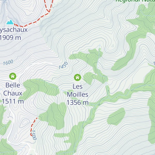 Map of Les Moilles