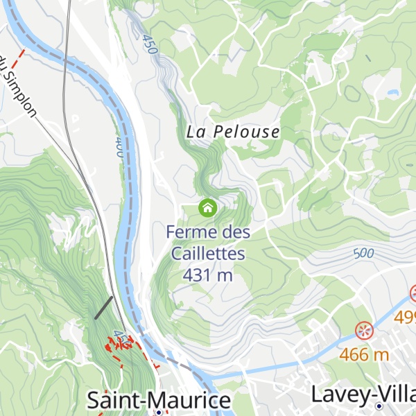 Map of Ferme des Caillettes