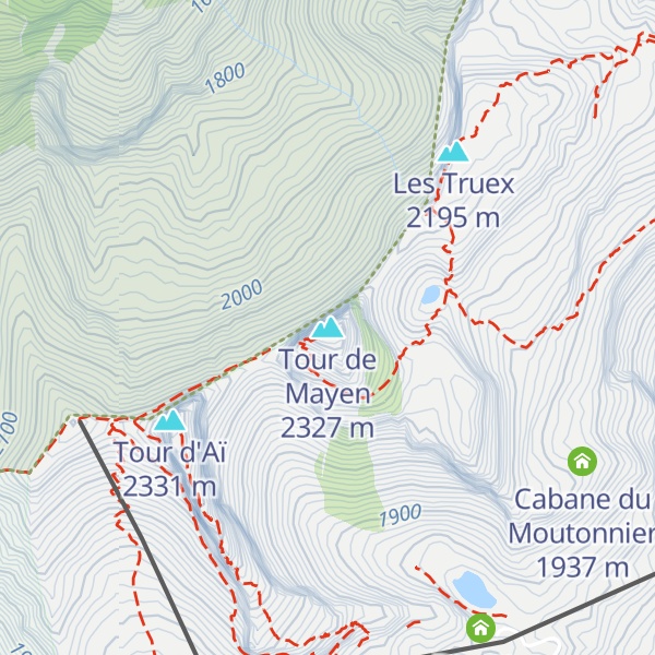 Map of Tour de Mayen