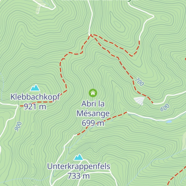 Map of Abri la Mésange