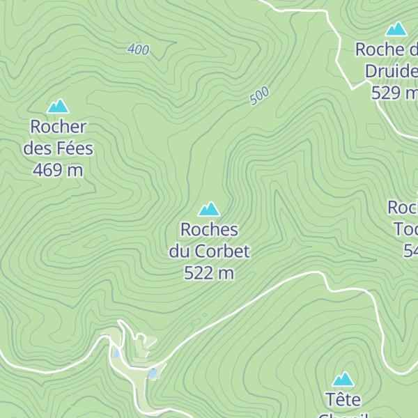 Map of Roches du Corbet
