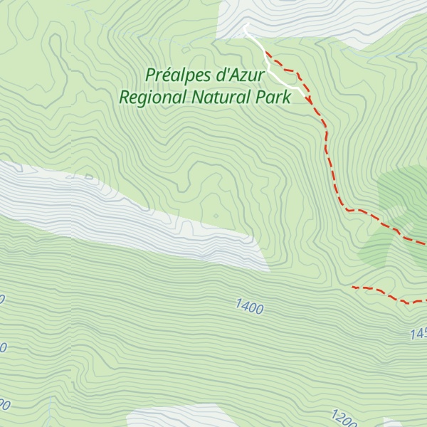 Map of Le Haut Cheiron
