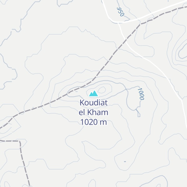Map of Koudiat el Kham
