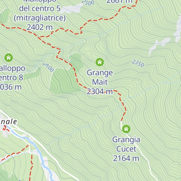 Map of Grangia del Mago