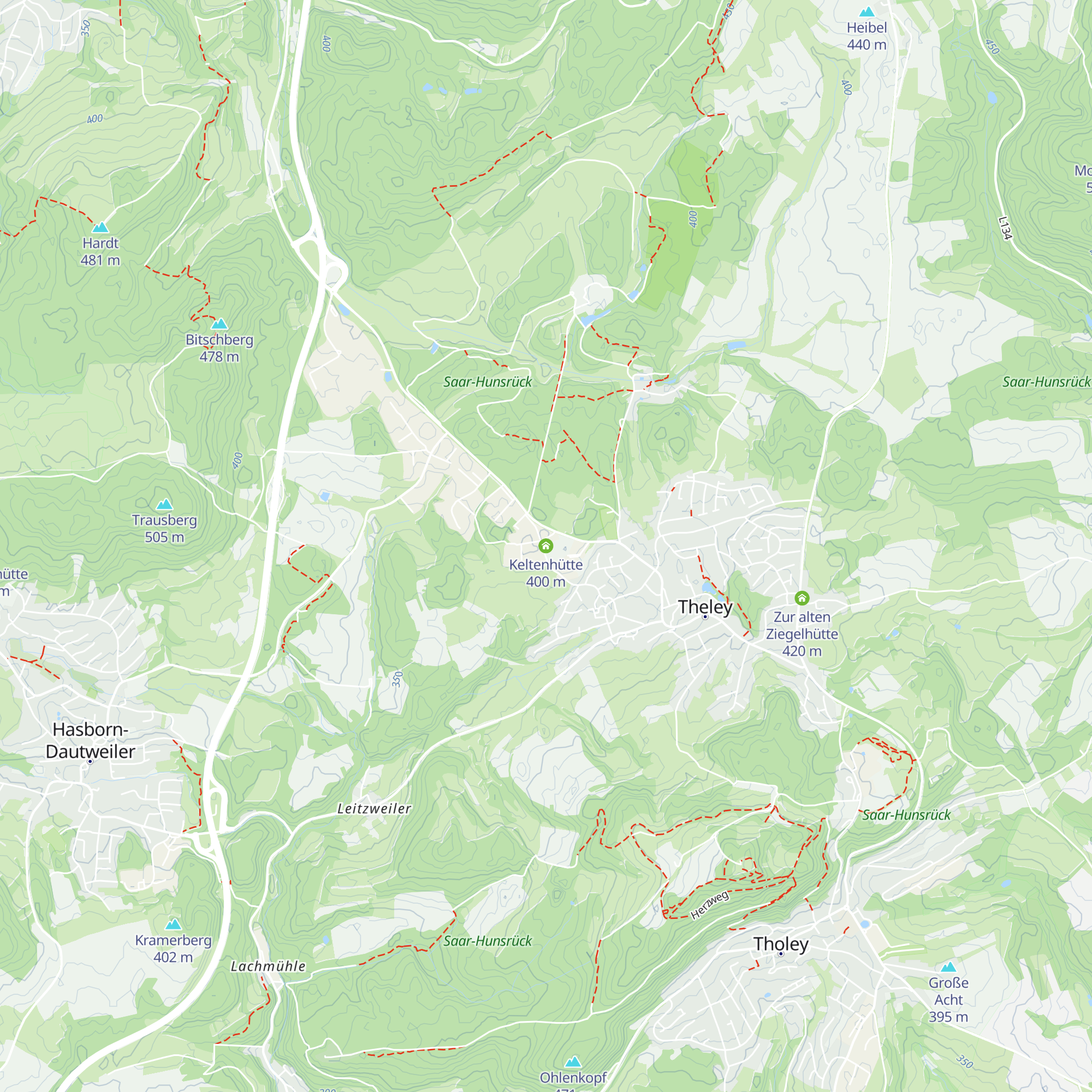 Keltenhütte map