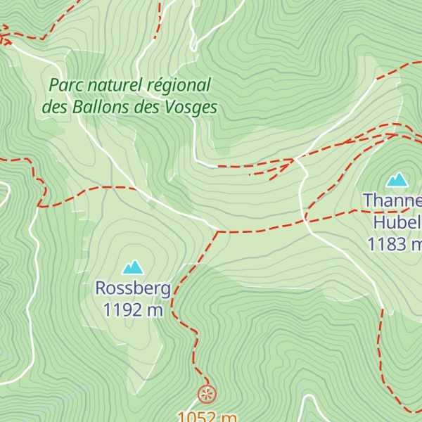 Map of Refuge Rossberg - SCSM (Ski Club Mulhouse)