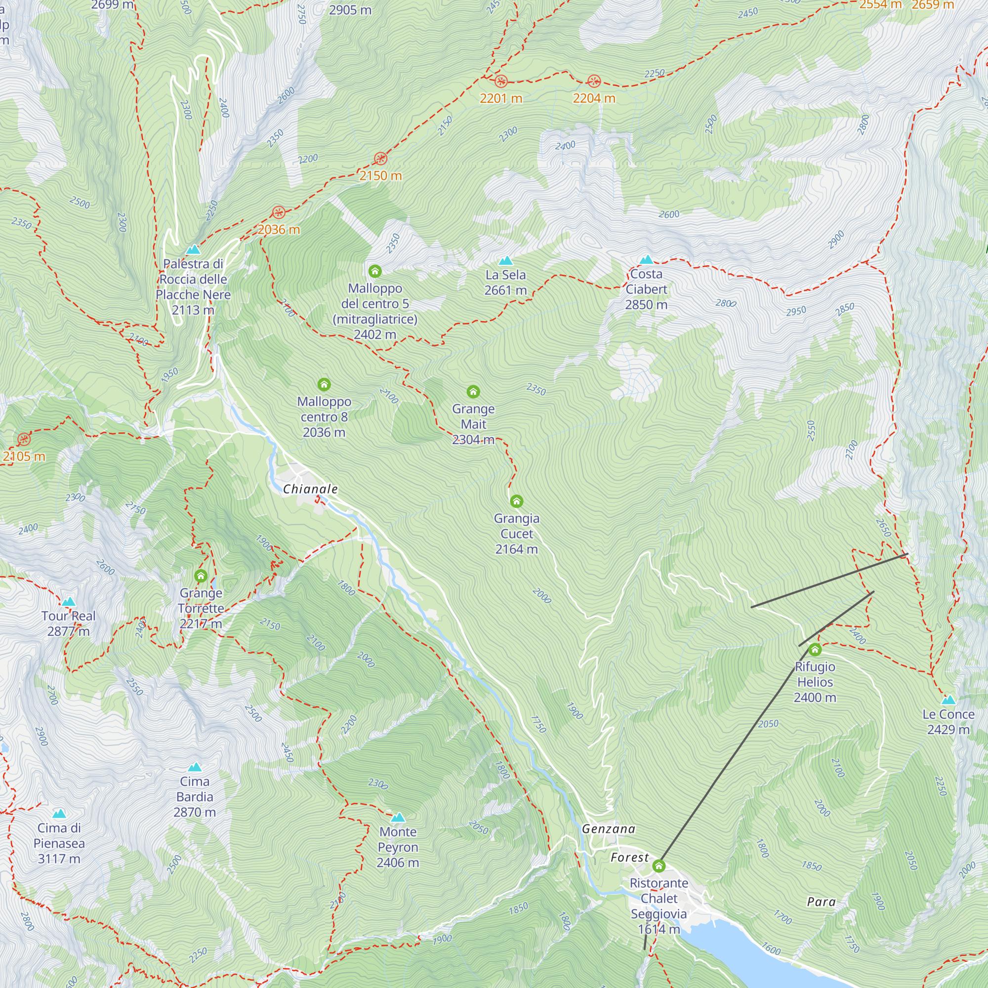 Grangie Ciarinuso map