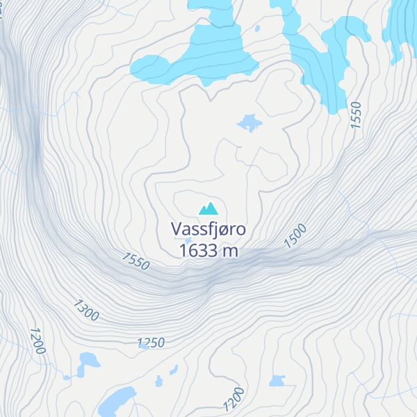 Map of Vassfjøro