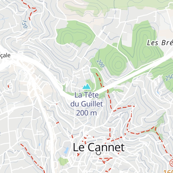 Map of La Tête du Guillet