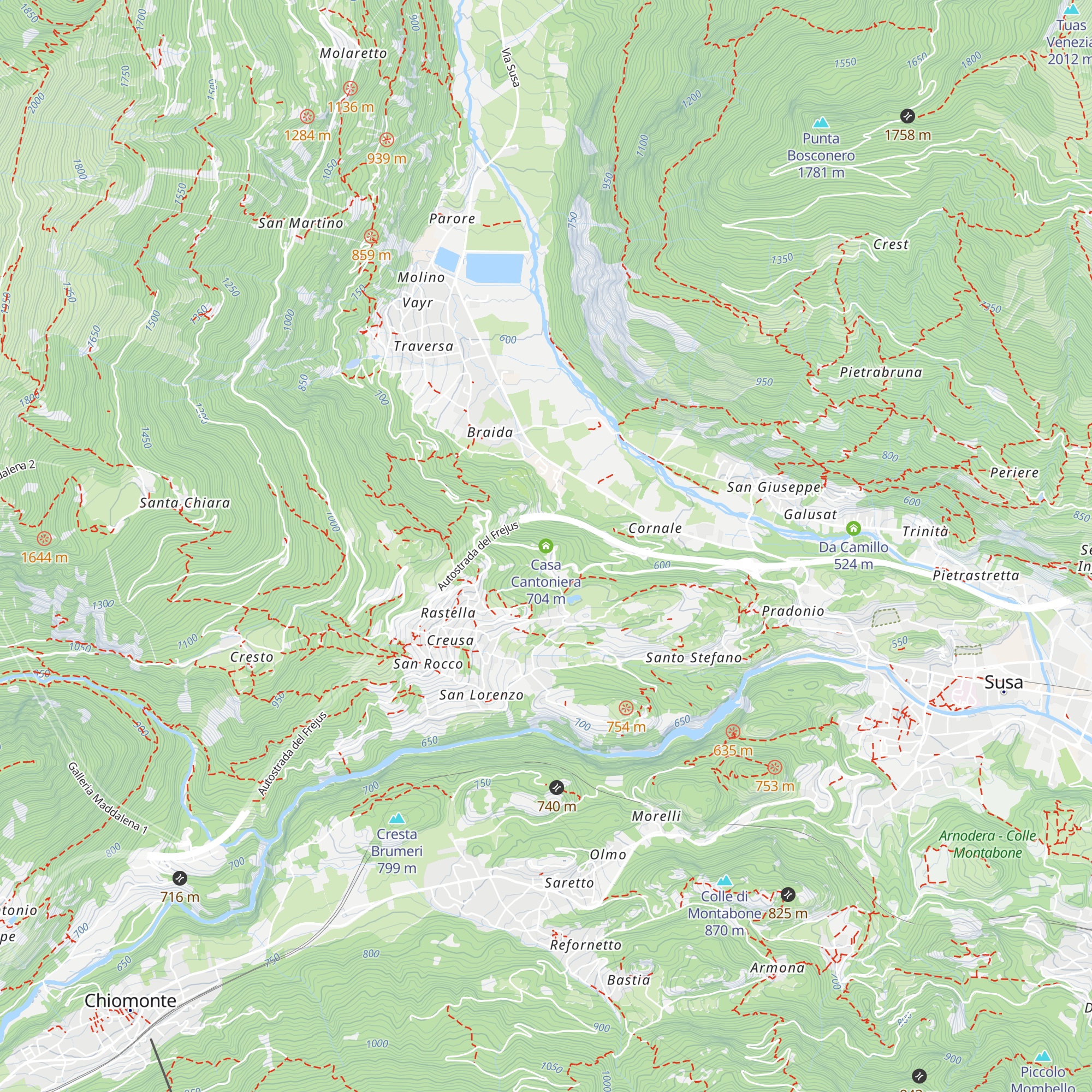 Casa Cantoniera map