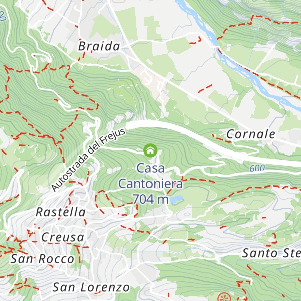 Map of Casa Cantoniera
