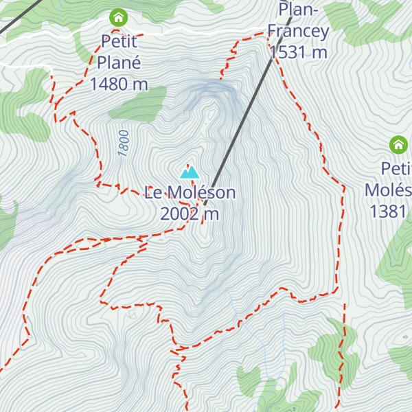 Map of Le Sommet