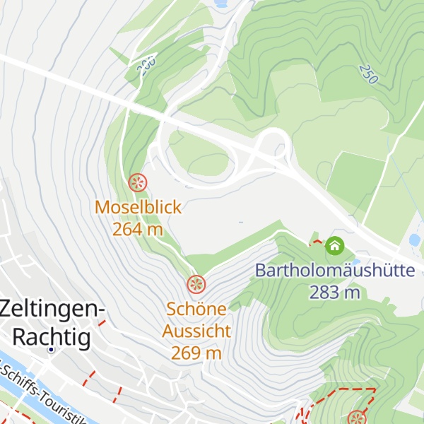 Map of Grillhütte Zeltingen-Rachtig