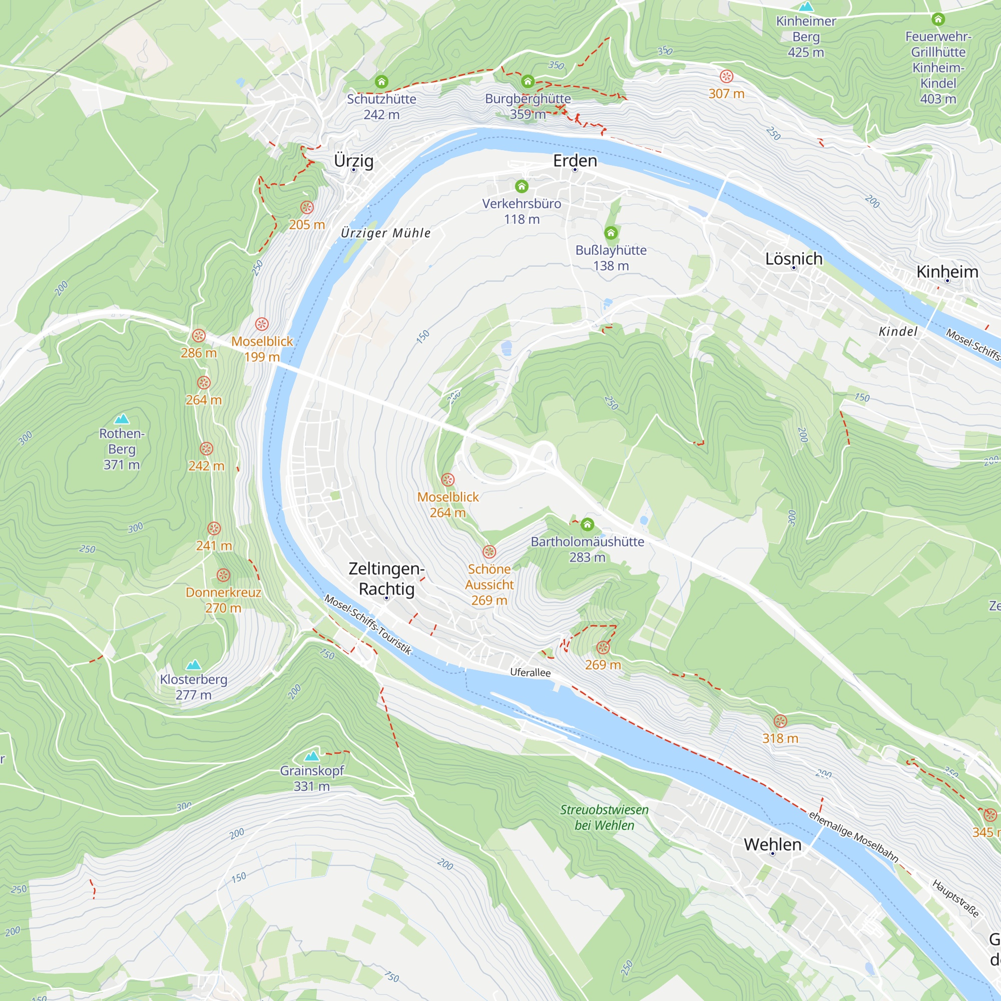 Grillhütte Zeltingen-Rachtig map