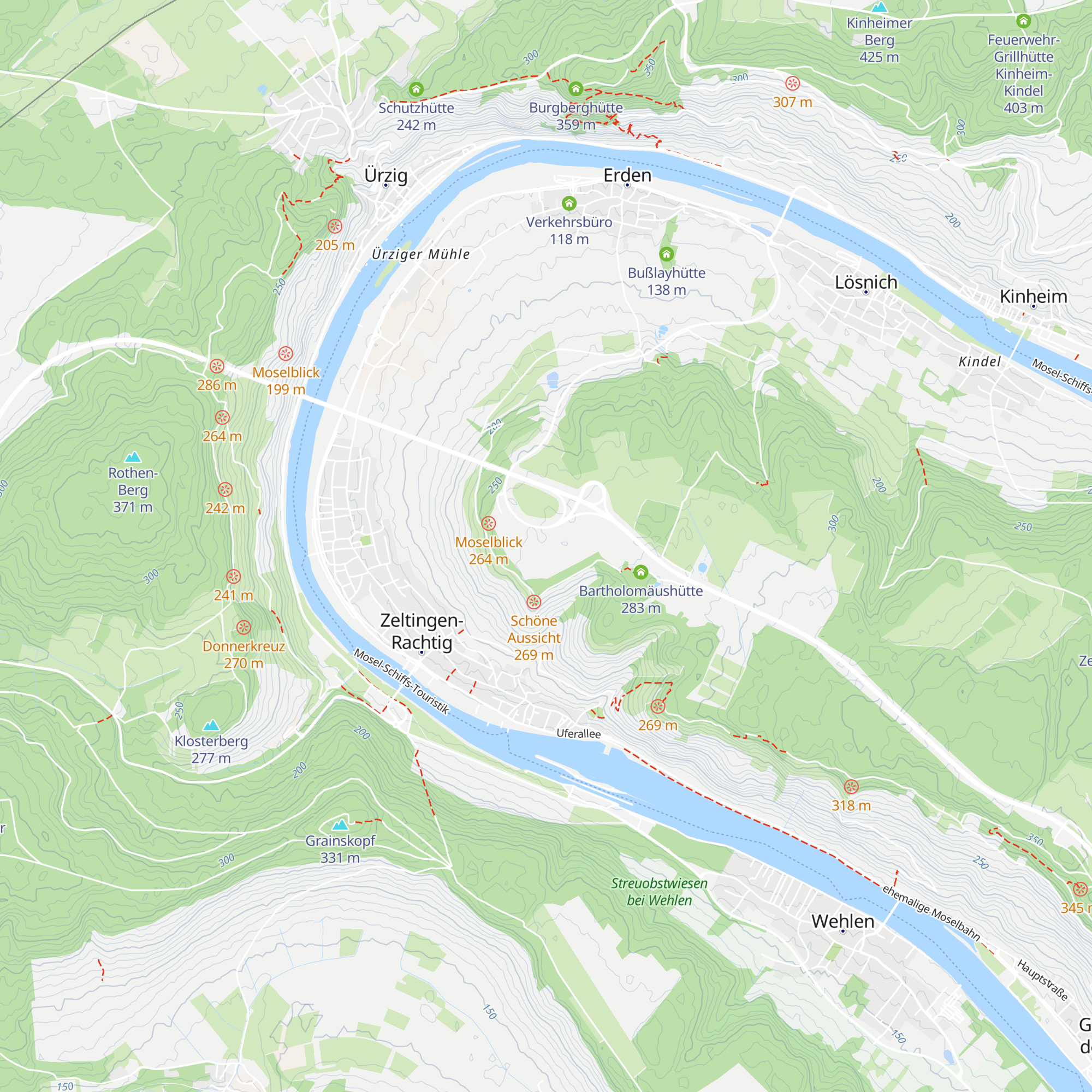 Grillhütte Zeltingen-Rachtig map
