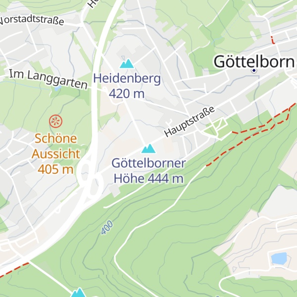 Map of Göttelborner Höhe