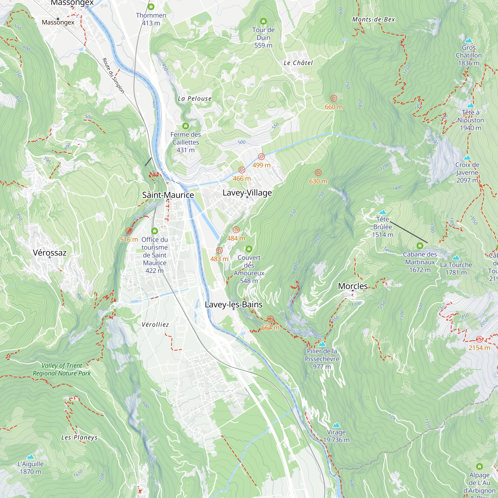 Couvert des Amoureux map