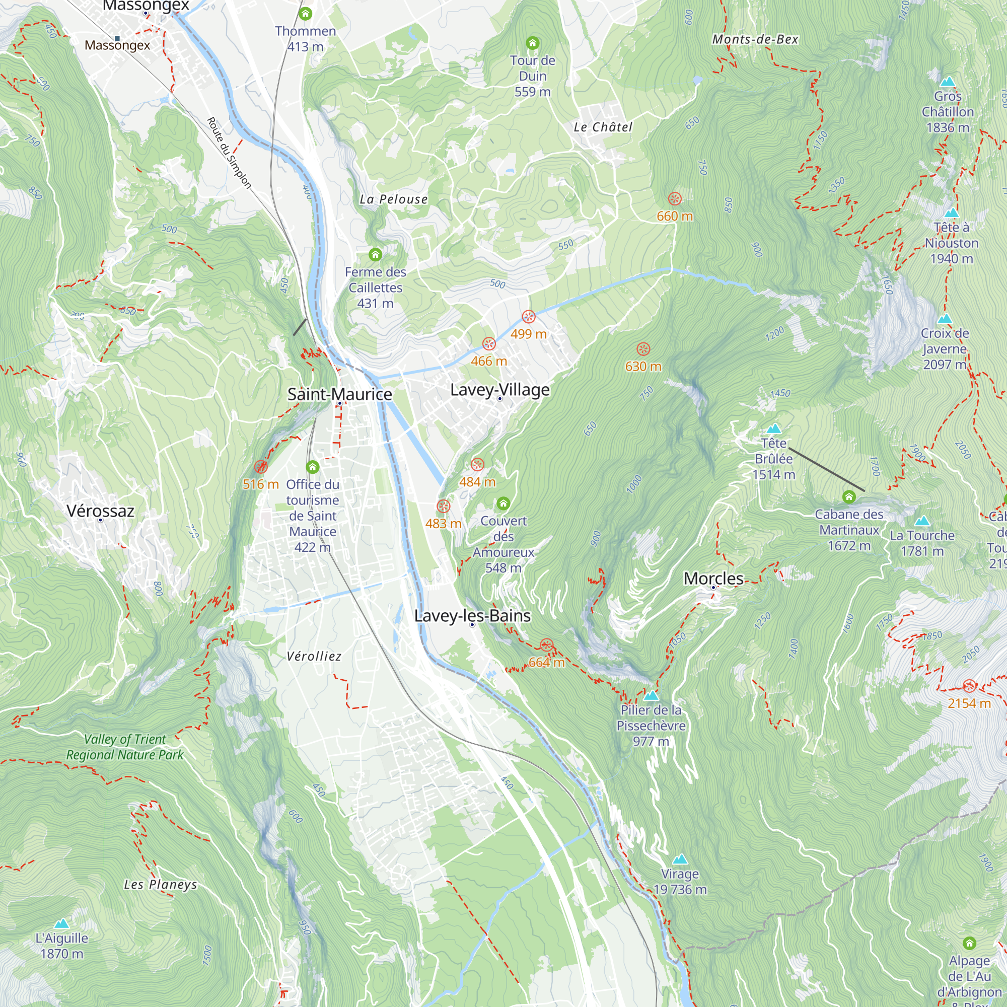 Couvert des Amoureux map