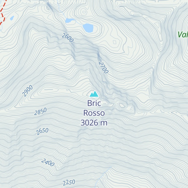 Map of Bric Rosso