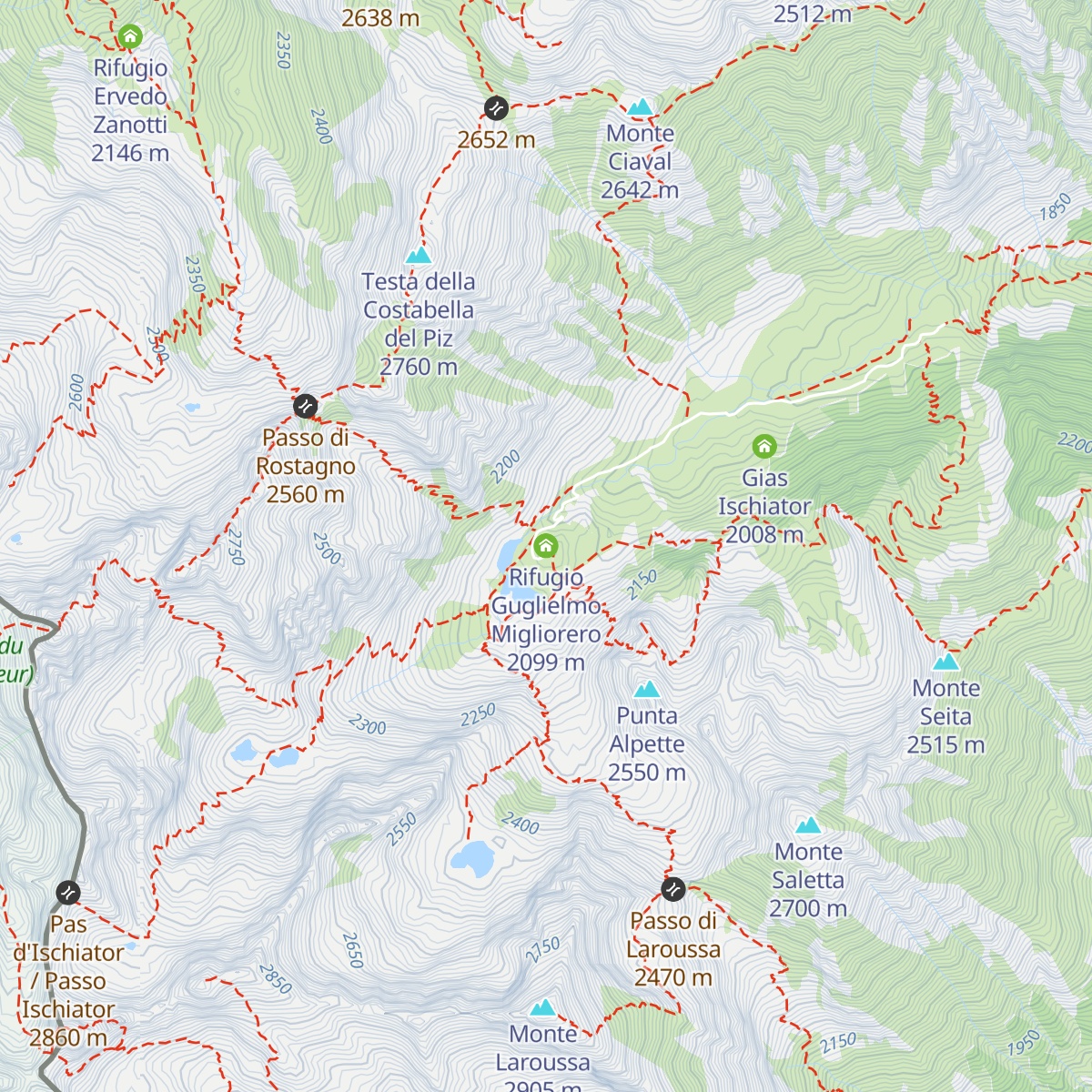 Rifugio Guglielmo Migliorero map