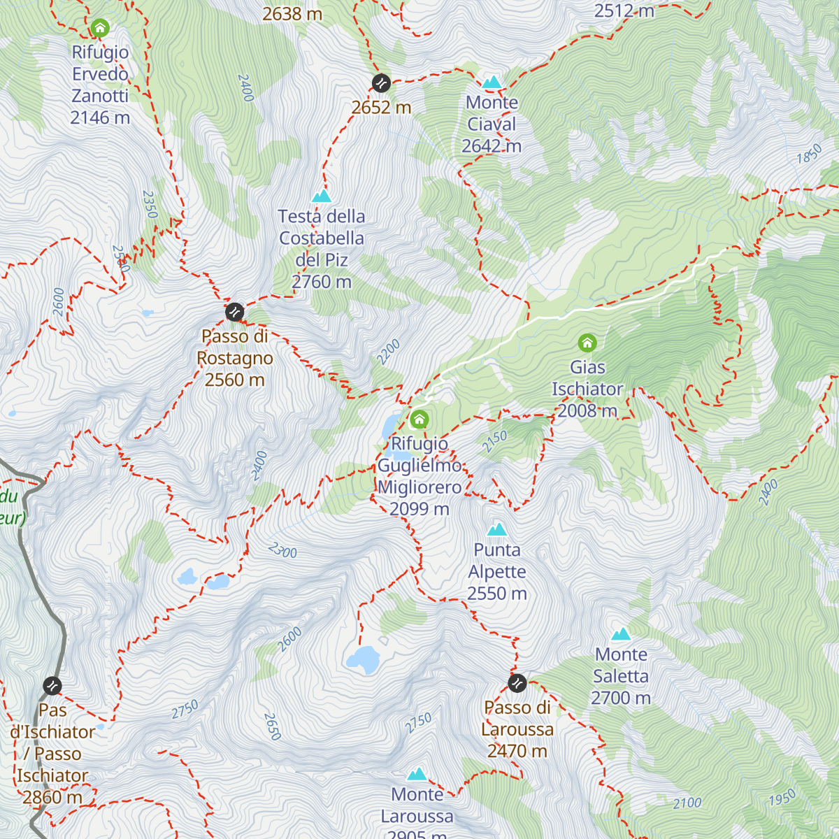 Rifugio Guglielmo Migliorero map