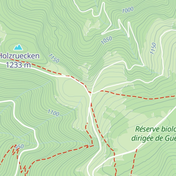 Map of Refuge du Hahnenbrunnen