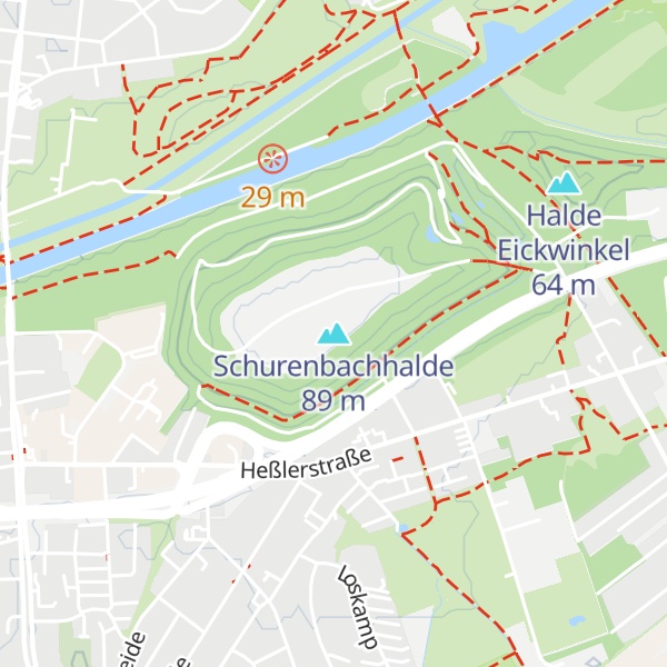 Map of Schurenbachhalde