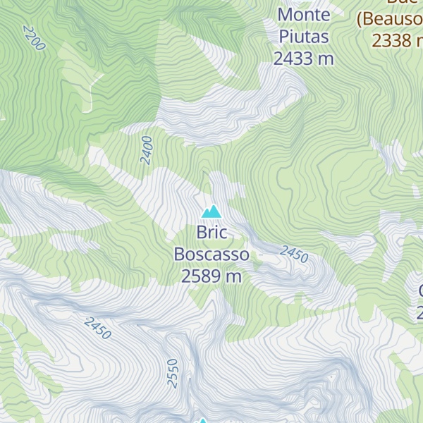 Map of Bric Boscasso