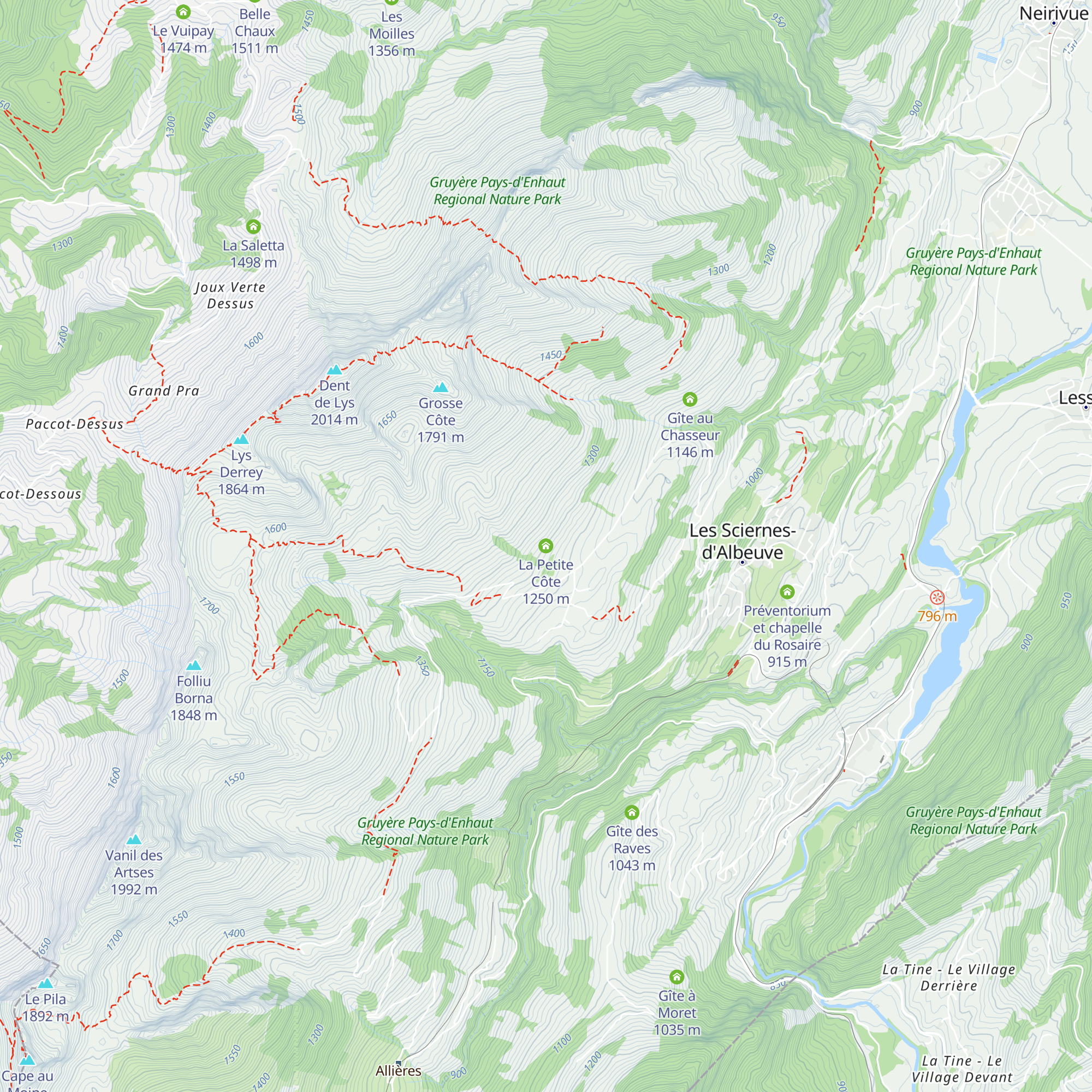La Petite Côte map