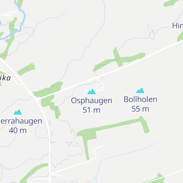 Map of Osphaugen